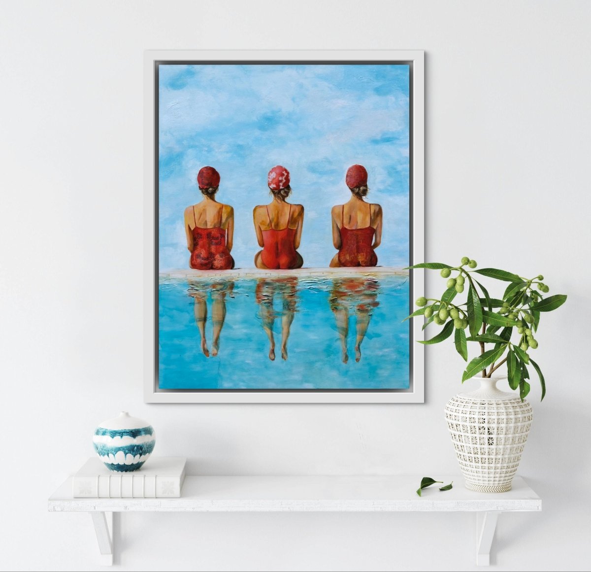 Bathing Babes (Canvas Print) - Shazzy Campbell Art