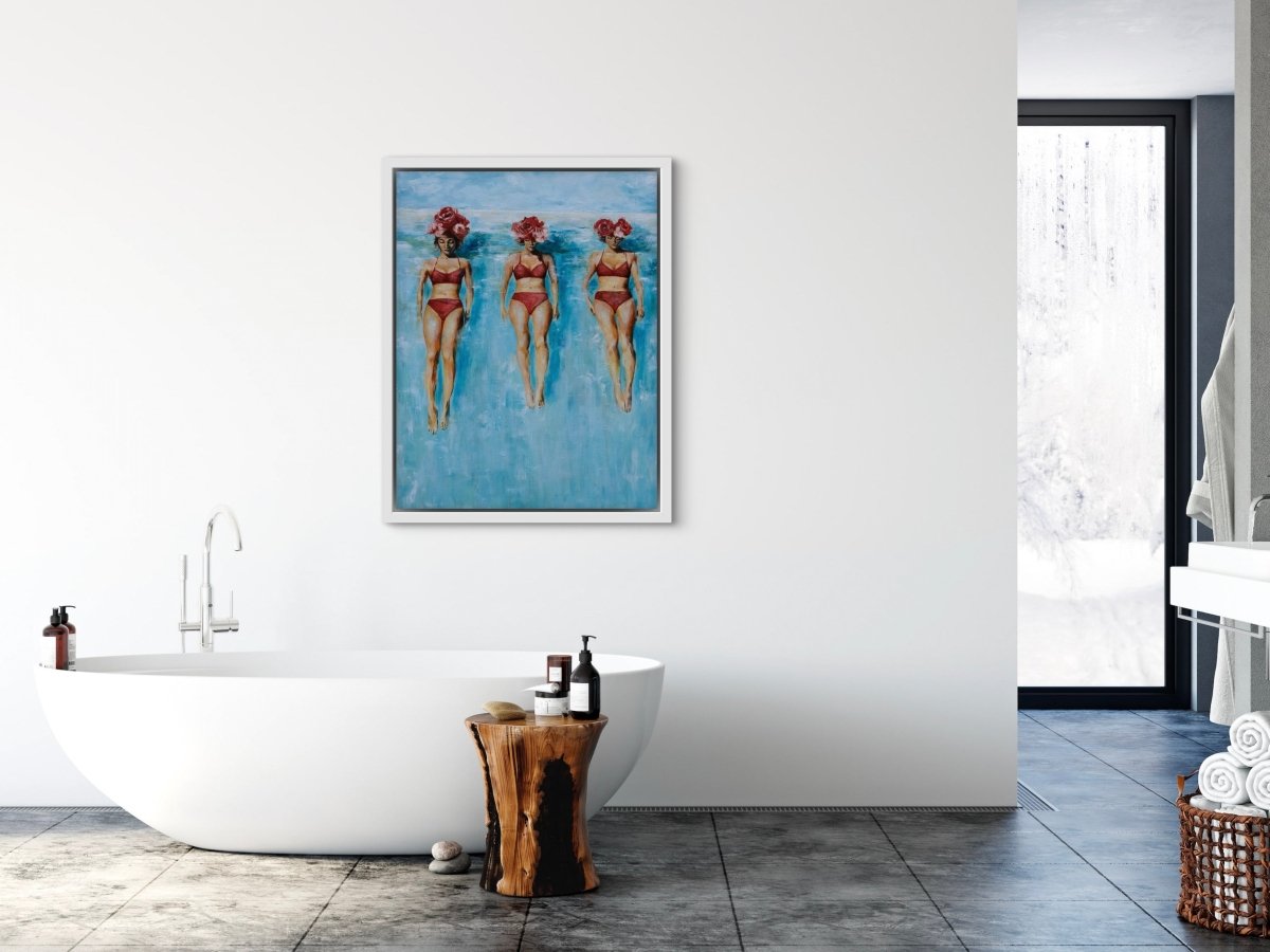 Bathing Beauties (Canvas Print) - Shazzy Campbell Art