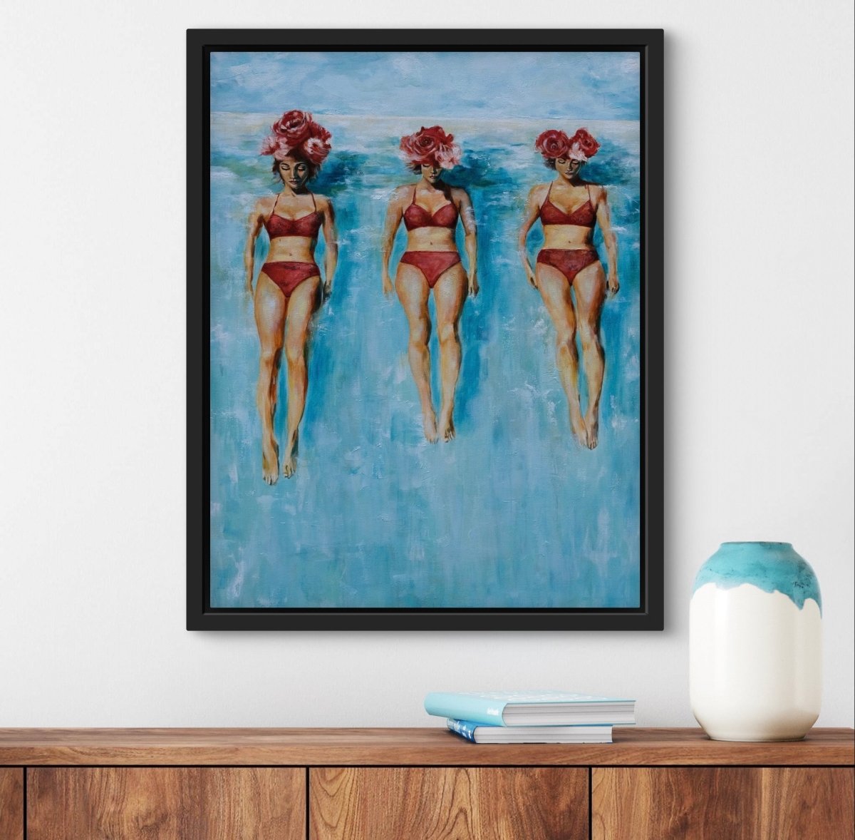 Bathing Beauties (Canvas Print) - Shazzy Campbell Art