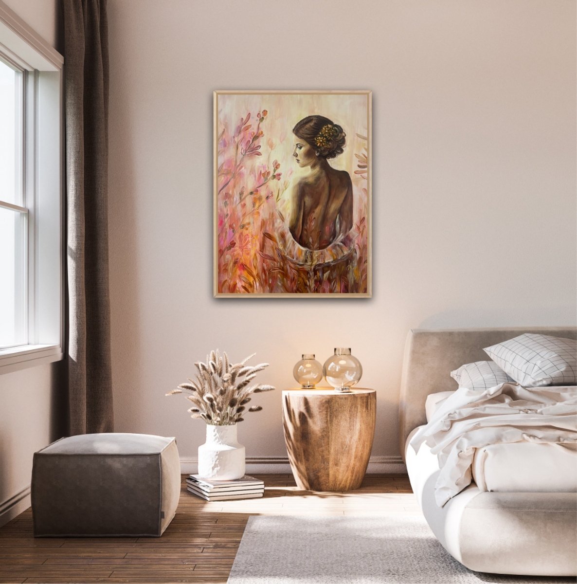 Daydream Amongst the Flowers (Canvas Print) - Shazzy Campbell Art