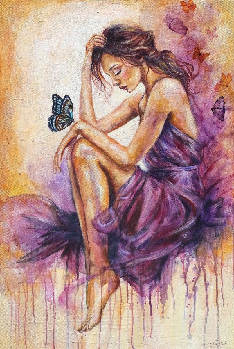 Forward With Wings (Fine Art Print) - Shazzy Campbell Art