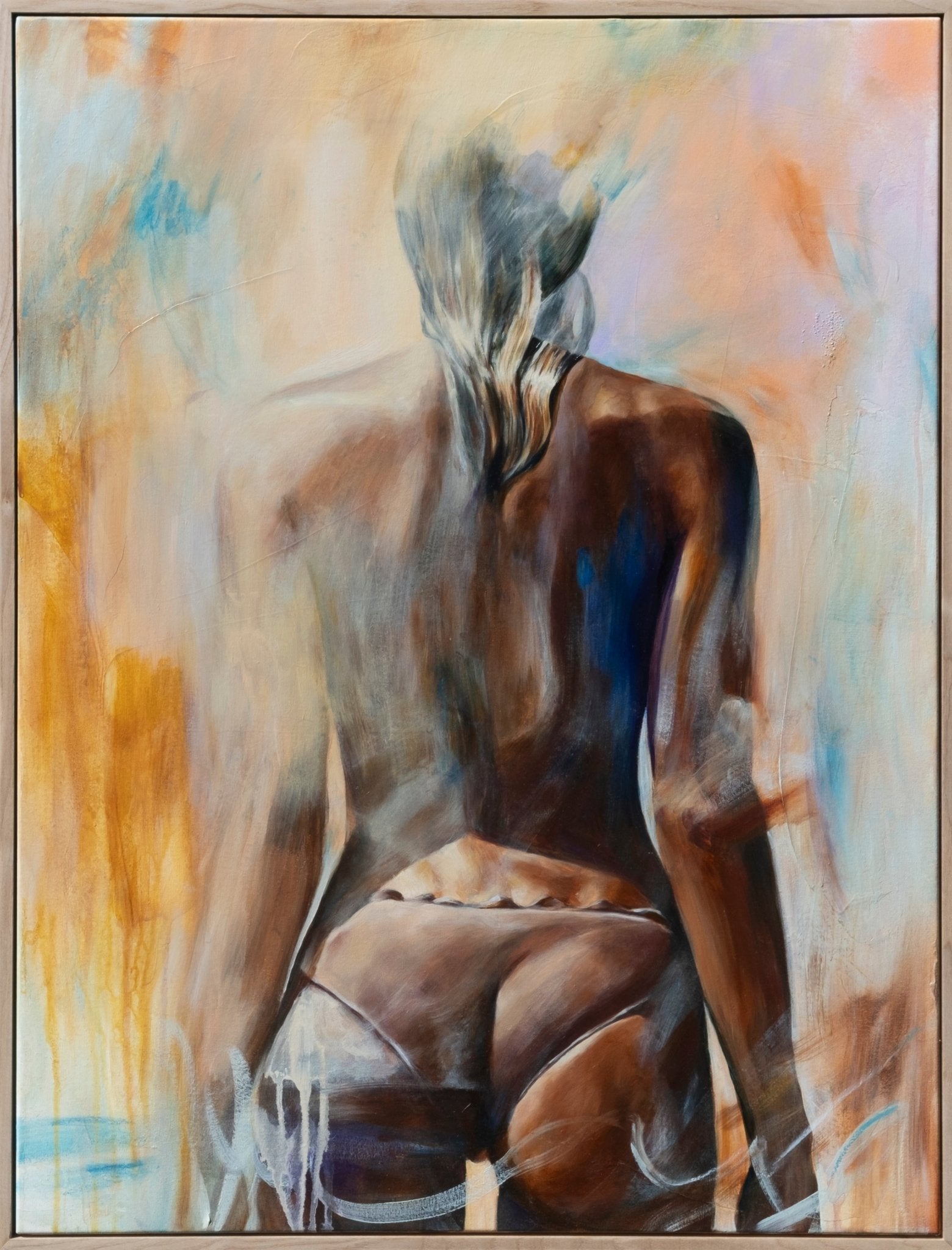 Golden Sands & Bikini Strands (Fine Art Print) - Shazzy Campbell Art