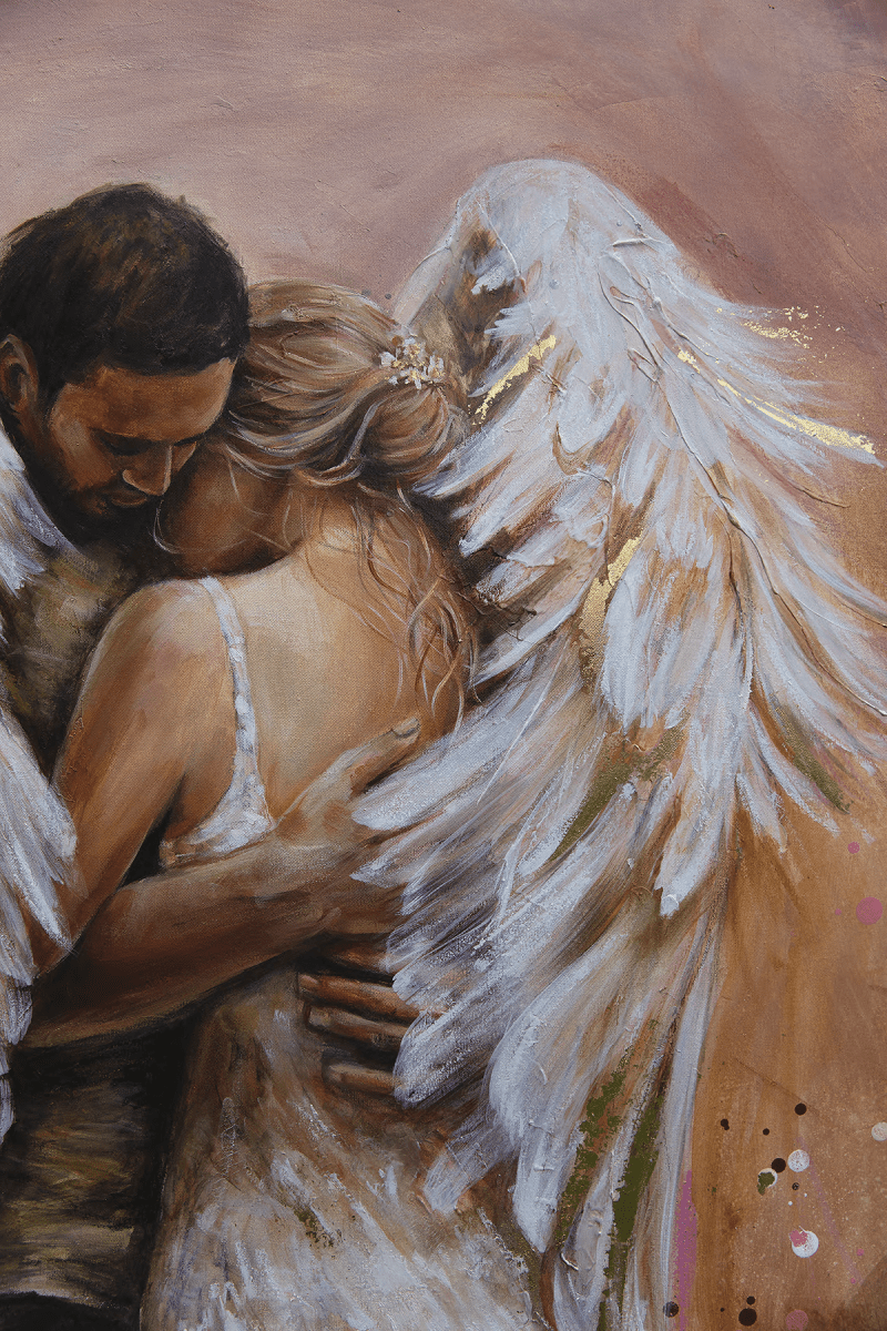 He is the Angel (Canvas Print) - Shazzy Campbell Art