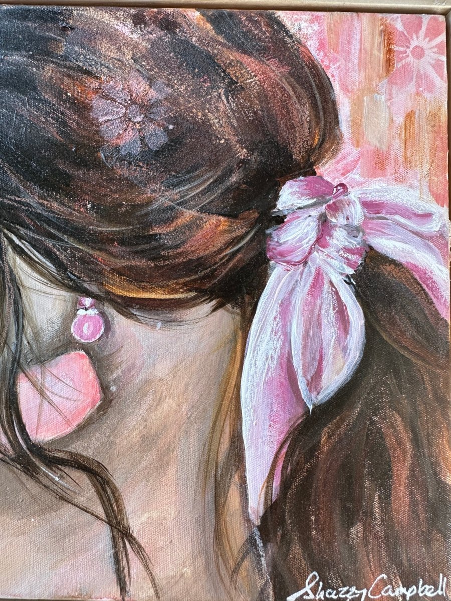 Little Miss Ribbons - Shazzy Campbell Art