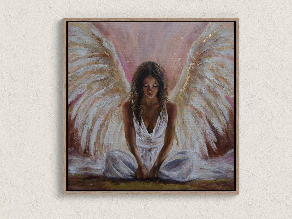 She Is the Angel (Canvas Print) - Shazzy Campbell Art