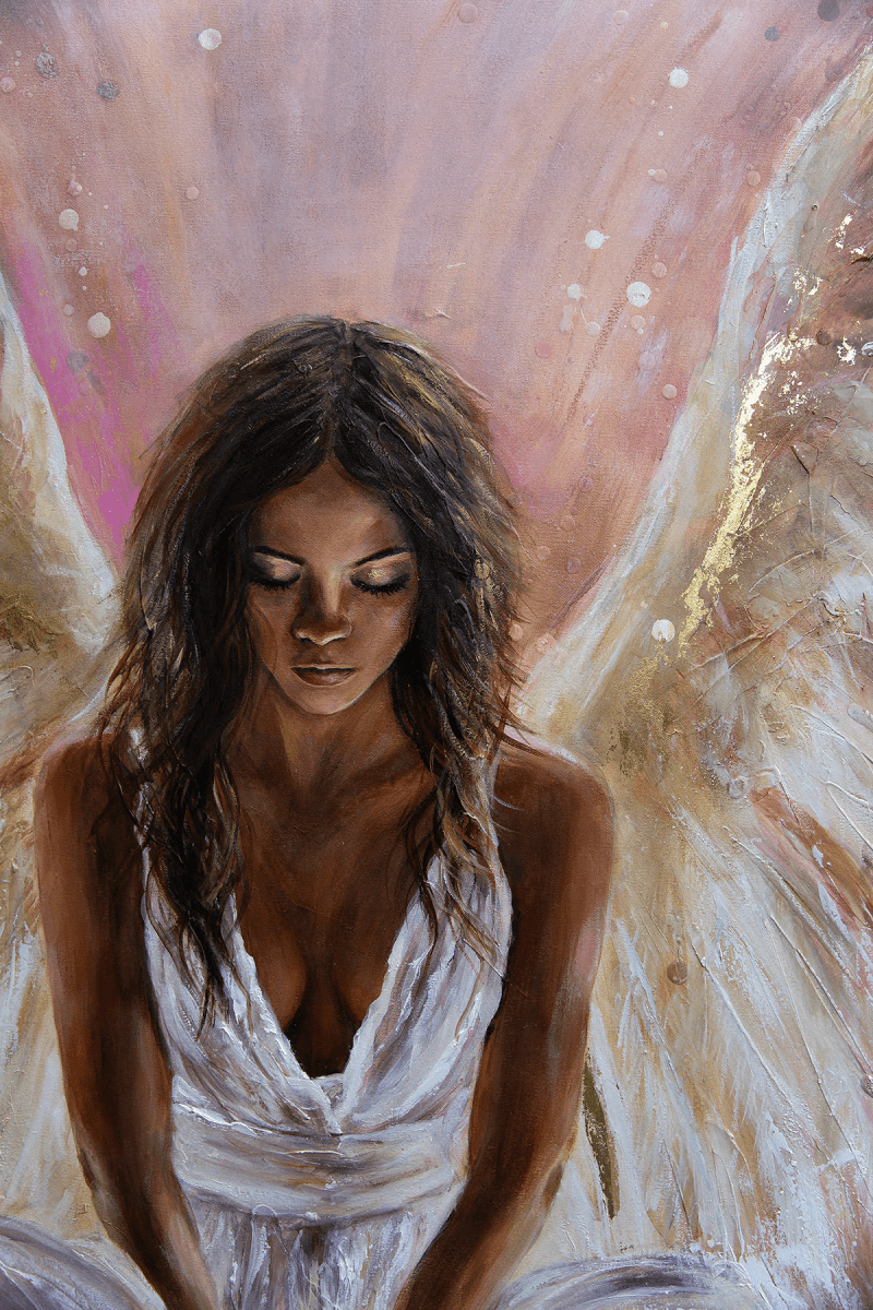 She Is the Angel (Fine Art Print) - Shazzy Campbell Art