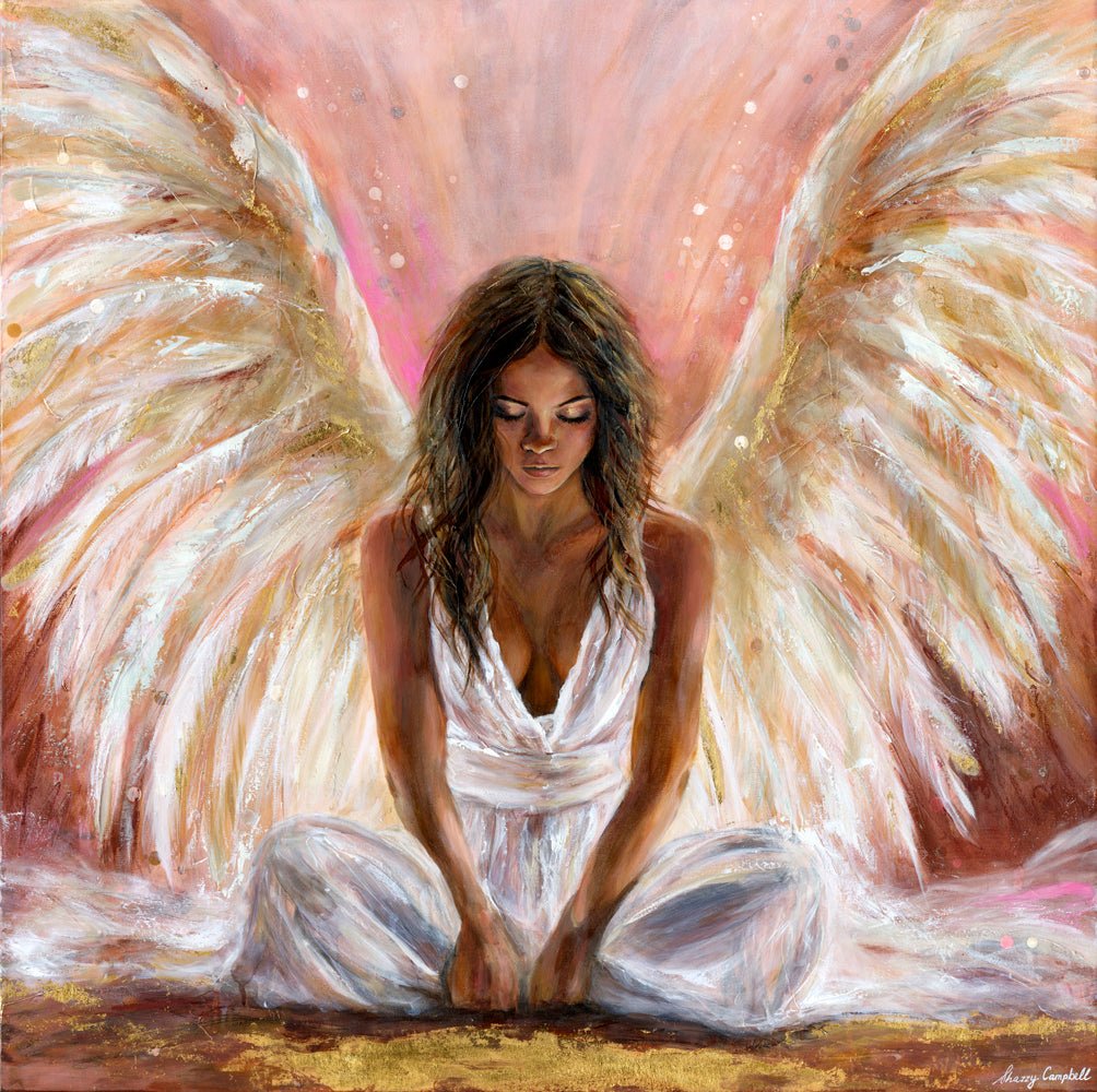 She Is the Angel (Fine Art Print) - Shazzy Campbell Art