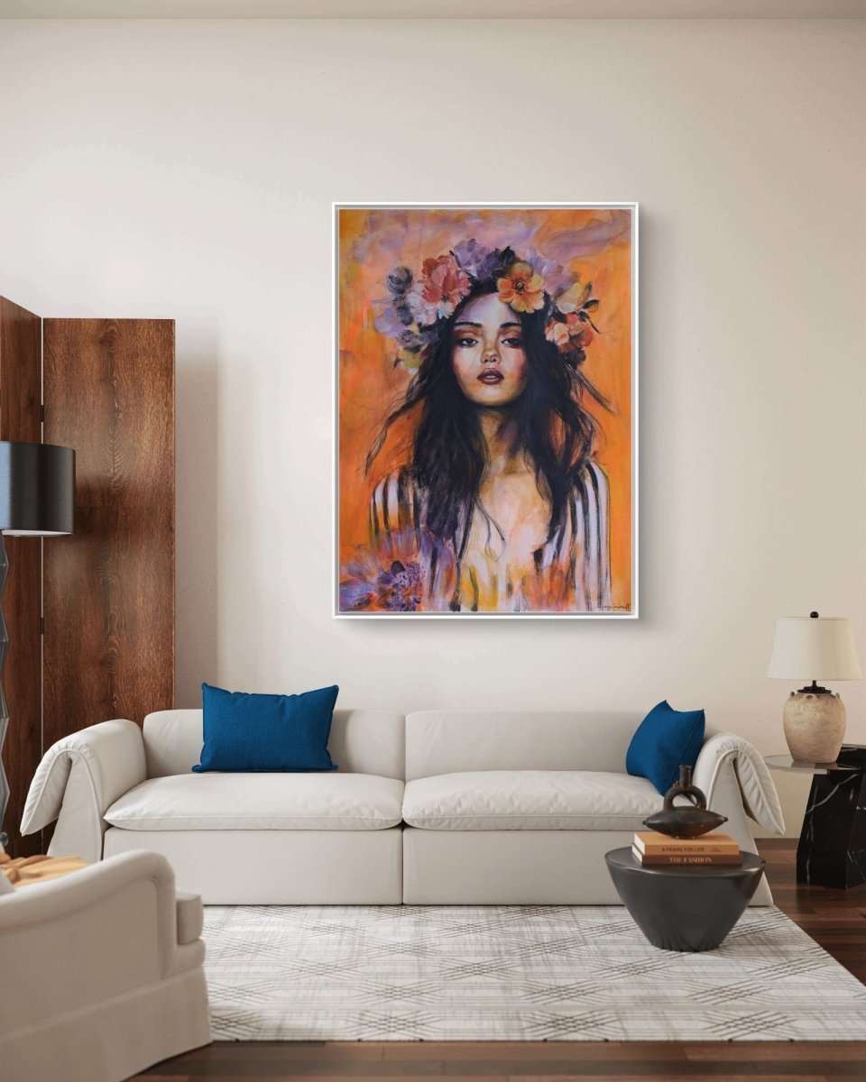 She Was Born to Rise (Canvas Print) - Shazzy Campbell Art