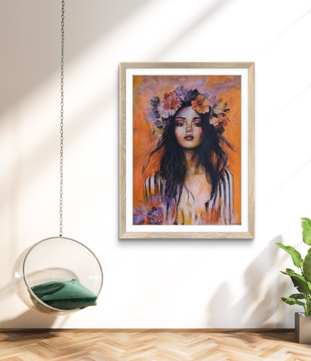 She Was Born to Rise (Fine Art Print) - Shazzy Campbell Art