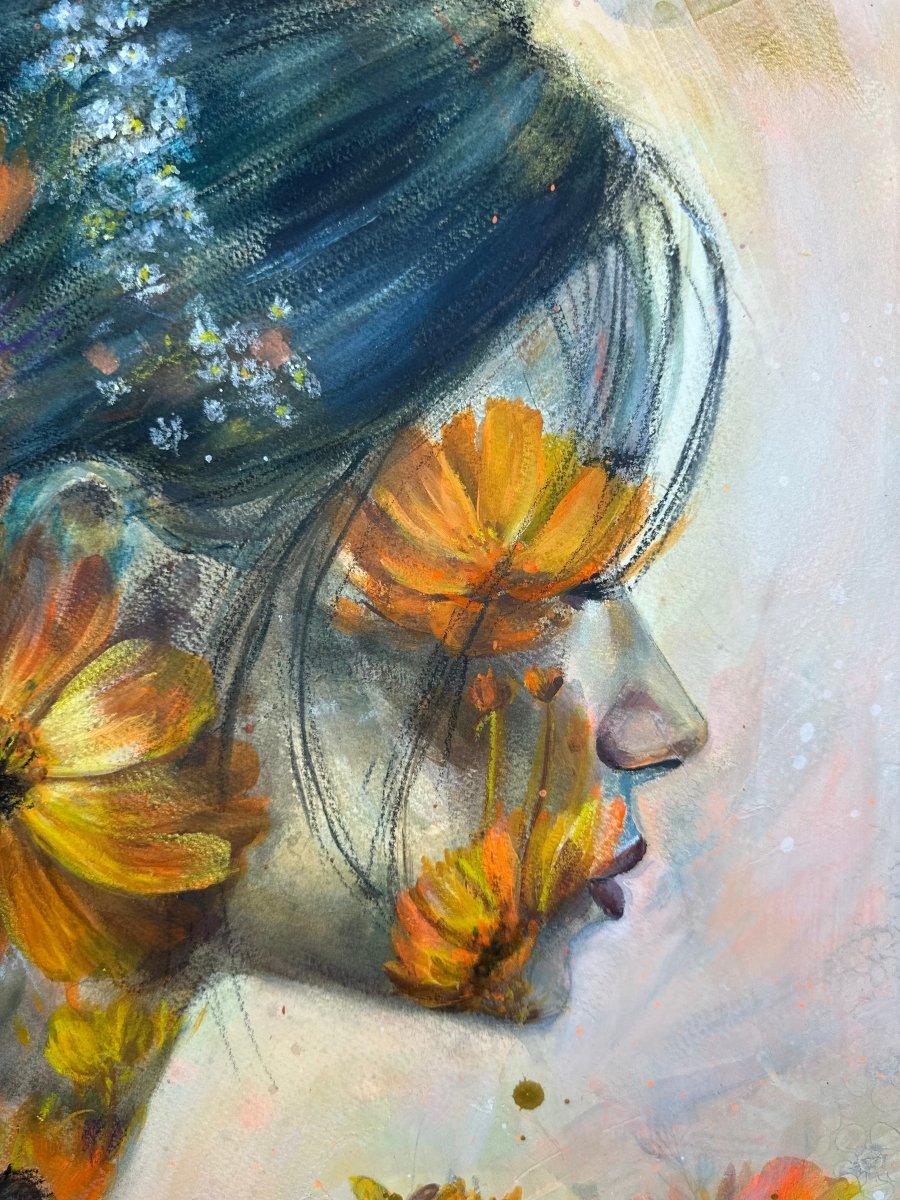 She Wore the Wildflowers - Shazzy Campbell Art