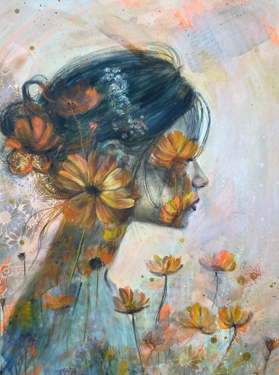 She Wore the Wildflowers - Shazzy Campbell Art