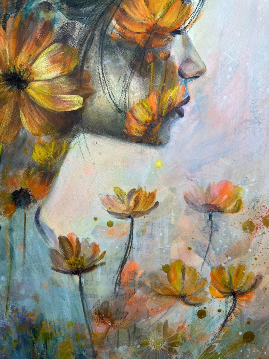 She Wore the Wildflowers - Shazzy Campbell Art