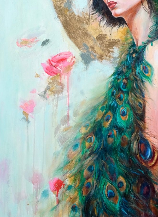 The Feathers Were Always Hers - Shazzy Campbell Art