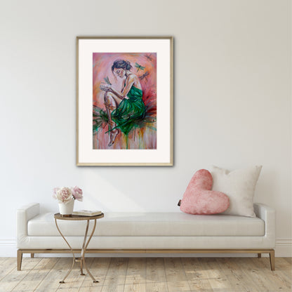 Citrus Sky, Emerald Soul (Fine Art Print)