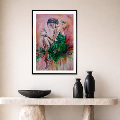 Citrus Sky, Emerald Soul (Fine Art Print)