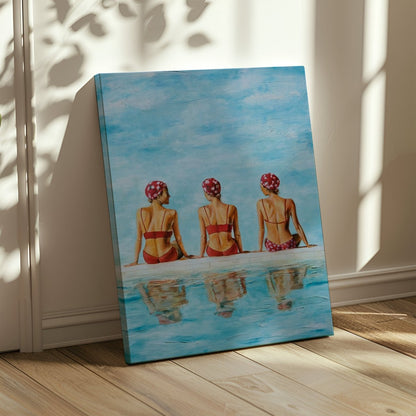 Bathing Besties (Canvas Print) - Shazzy Campbell Art