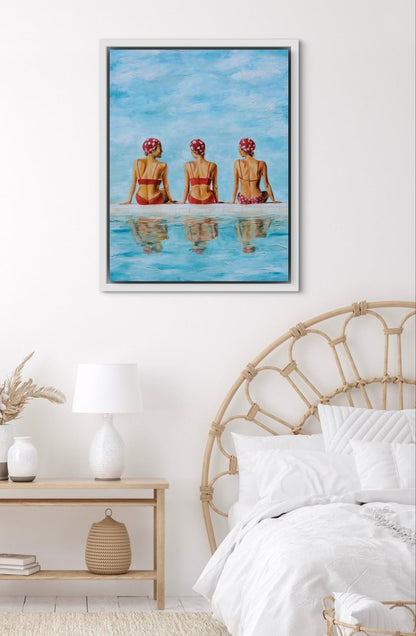 Bathing Besties (Canvas Print) - Shazzy Campbell Art