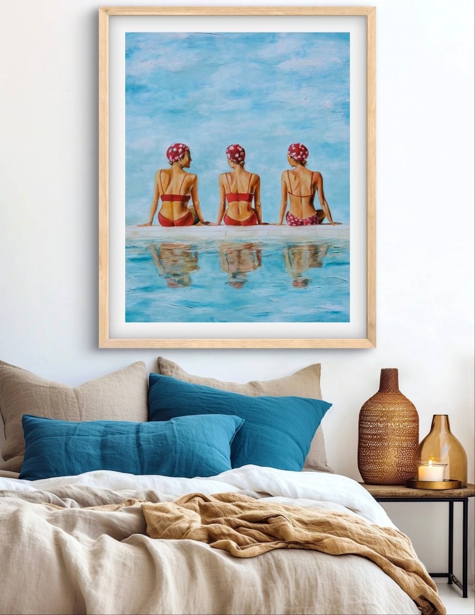 Bathing Besties (Fine Art Print) - Shazzy Campbell Art