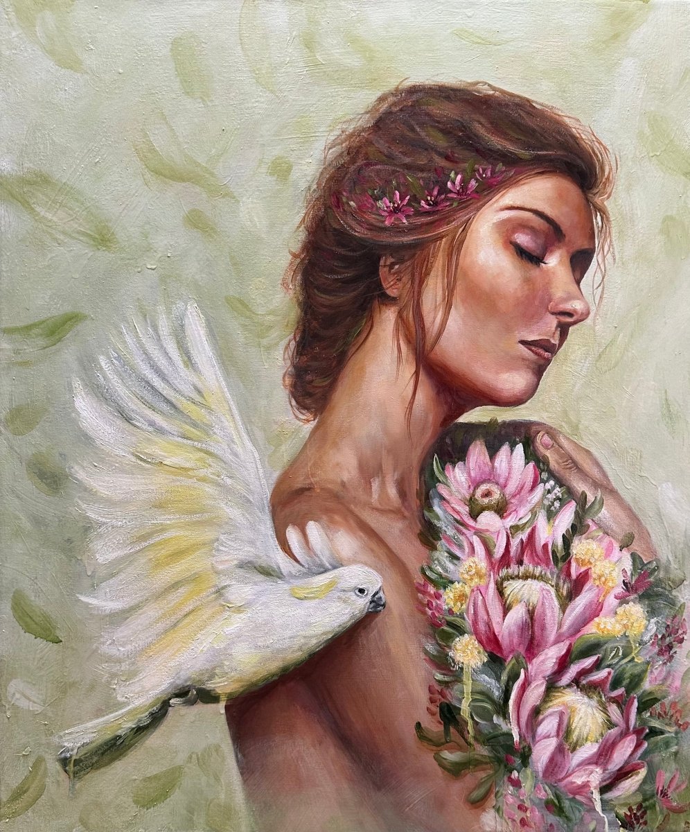 Blush and Bloom (Canvas Print) - Shazzy Campbell Art