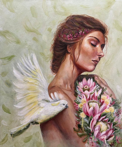 Blush and Bloom (Fine Art Print) - Shazzy Campbell Art