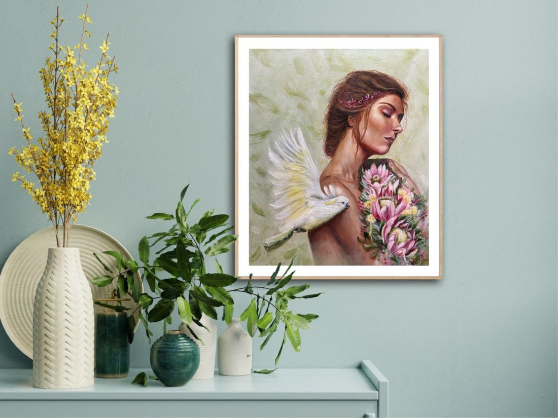 Blush and Bloom (Fine Art Print) - Shazzy Campbell Art