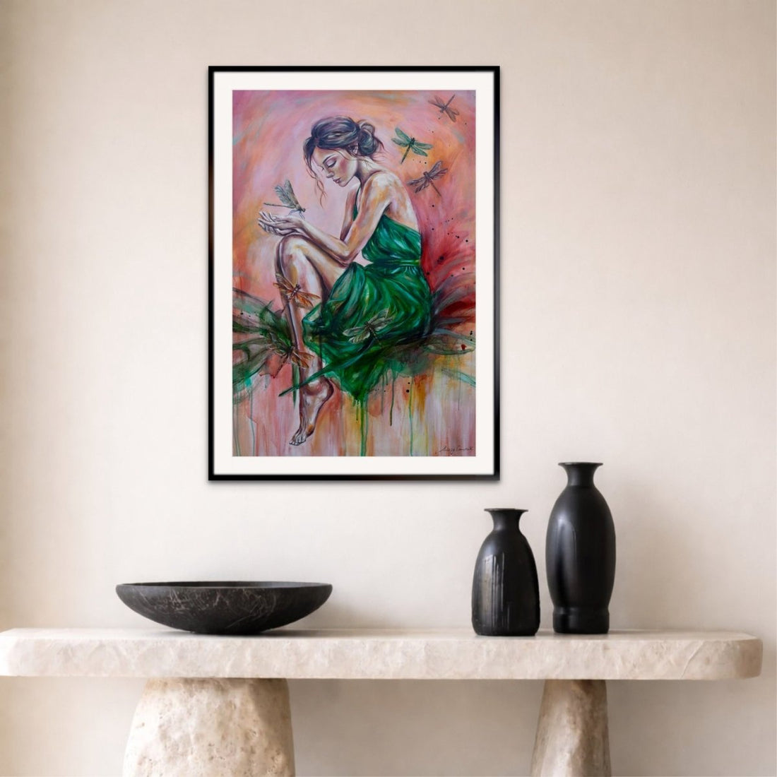 Citrus Sky, Emerald Soul (Fine Art Print) - Shazzy Campbell Art