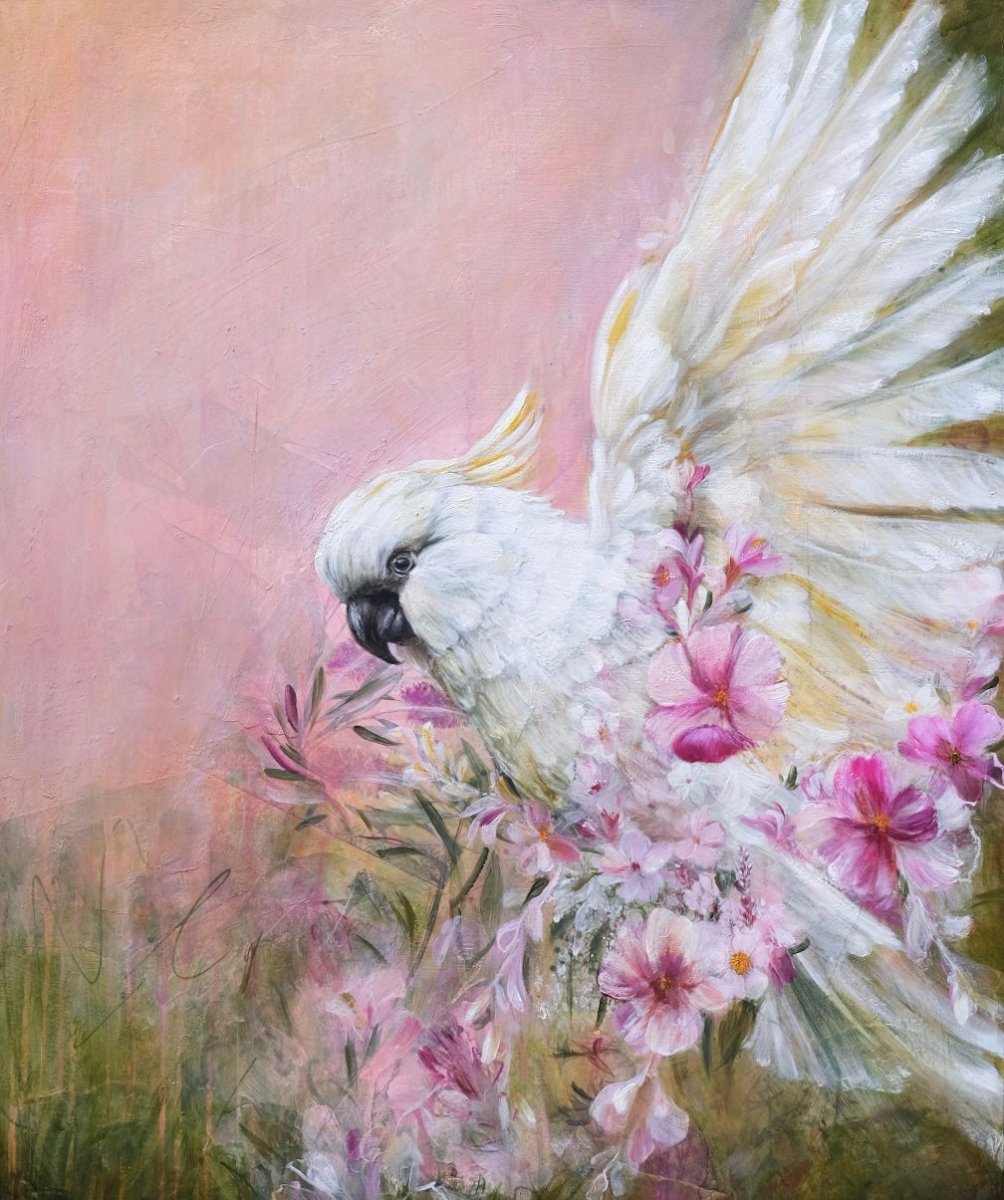 Cockatoo Glow (Canvas Print) - Shazzy Campbell Art
