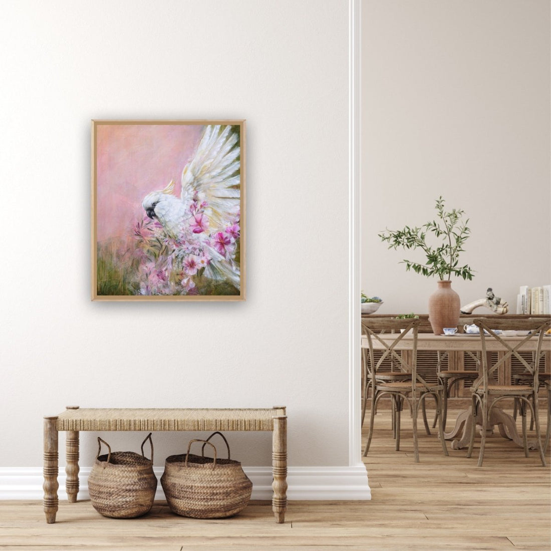 Cockatoo Glow (Canvas Print) - Shazzy Campbell Art