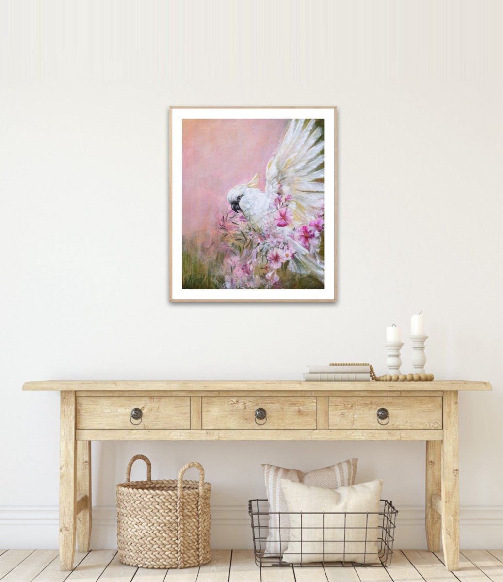Cockatoo Glow (Fine Art Print) - Shazzy Campbell Art