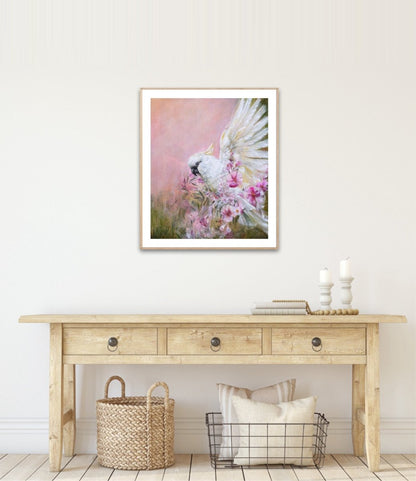 Cockatoo Glow (Fine Art Print) - Shazzy Campbell Art