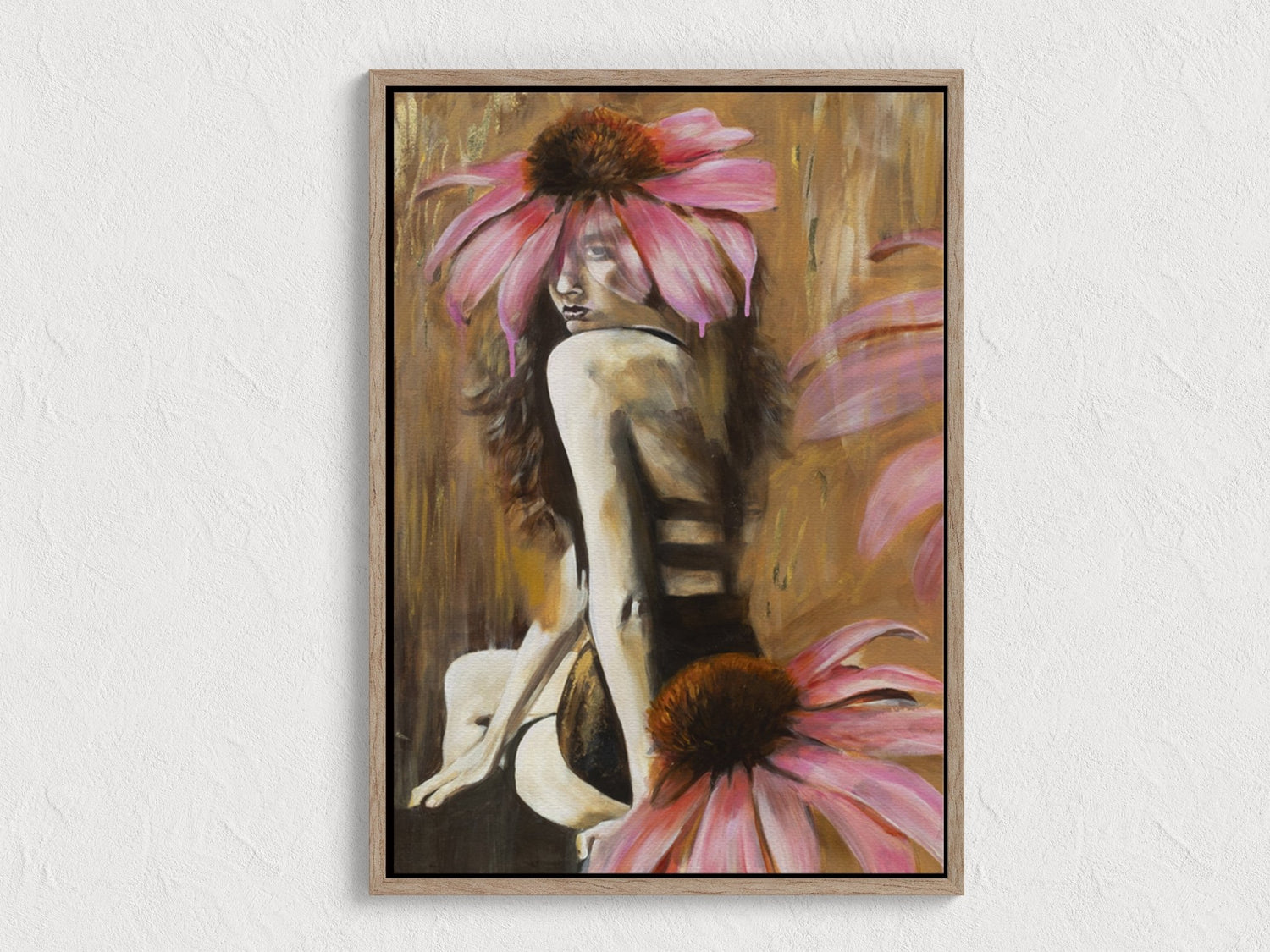 Coneflower Maiden (Canvas Print) - Shazzy Campbell Art