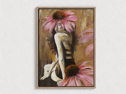 Coneflower Maiden (Canvas Print) - Shazzy Campbell Art