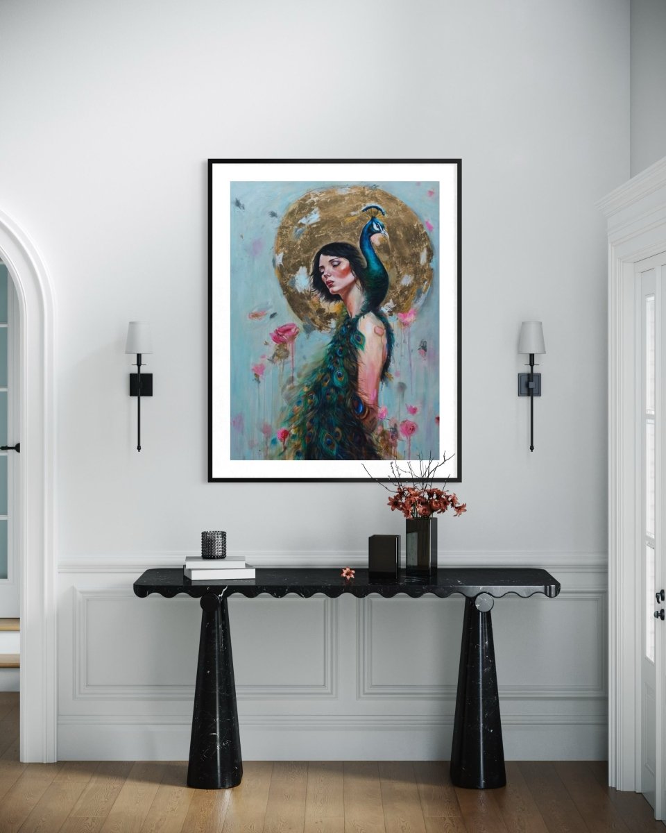 Feathers Were Always Hers (Fine Art Print) - Shazzy Campbell Art