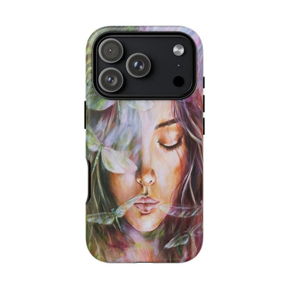 Fly with Strength Phone Case - Have the Dragonflies watch over you, wherever you take your phone - Shazzy Campbell Art
