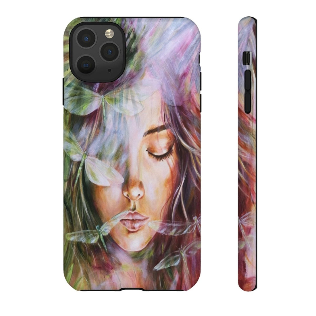 Fly with Strength Phone Case - Have the Dragonflies watch over you, wherever you Take your phone - Shazzy Campbell Art