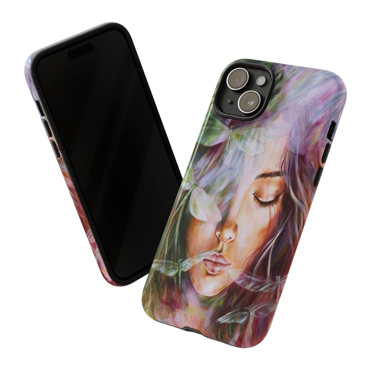 Fly with Strength Phone Case - Have the Dragonflies watch over you, wherever you take your phone - Shazzy Campbell Art