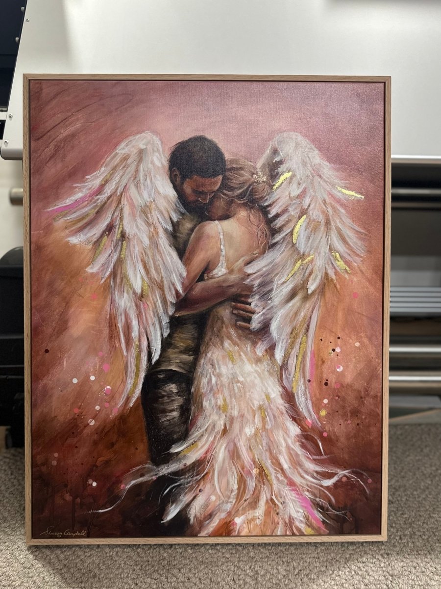 He is the Angel (Canvas Print) - Shazzy Campbell Art