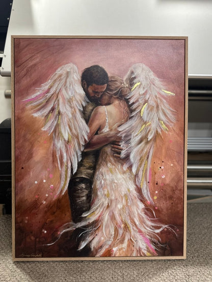 He is the Angel (Canvas Print) - Shazzy Campbell Art