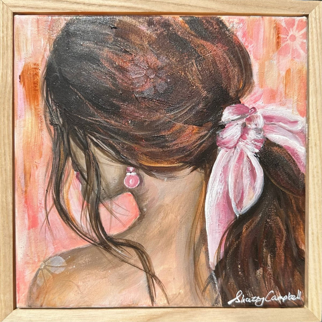 Little Miss Ribbons - Shazzy Campbell Art