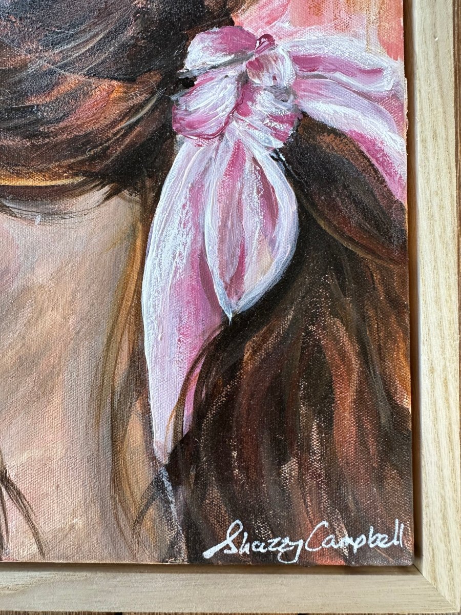 Little Miss Ribbons - Shazzy Campbell Art
