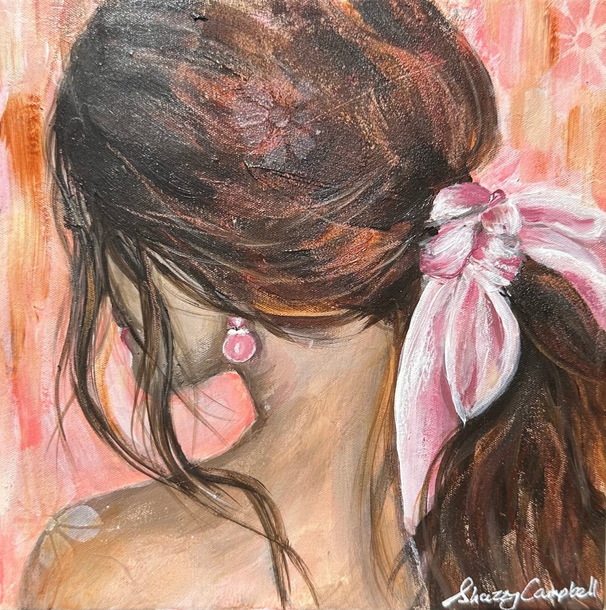 Little Miss Ribbons - Shazzy Campbell Art