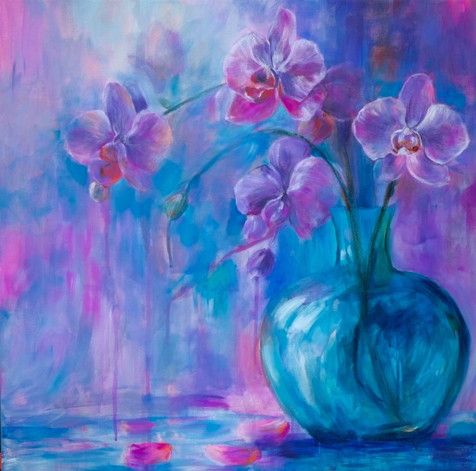 Purple Tranquility (Canvas Print) - Shazzy Campbell Art