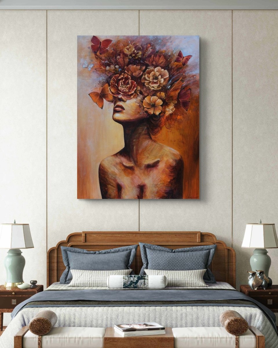She Bloomed Anyway (Canvas Print) - Shazzy Campbell Art