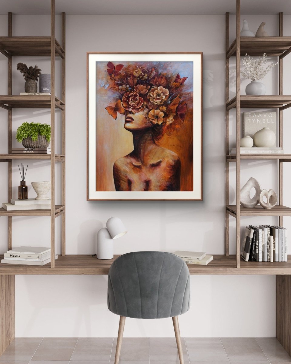 She Bloomed Anyway (Fine Art Print) - Shazzy Campbell Art