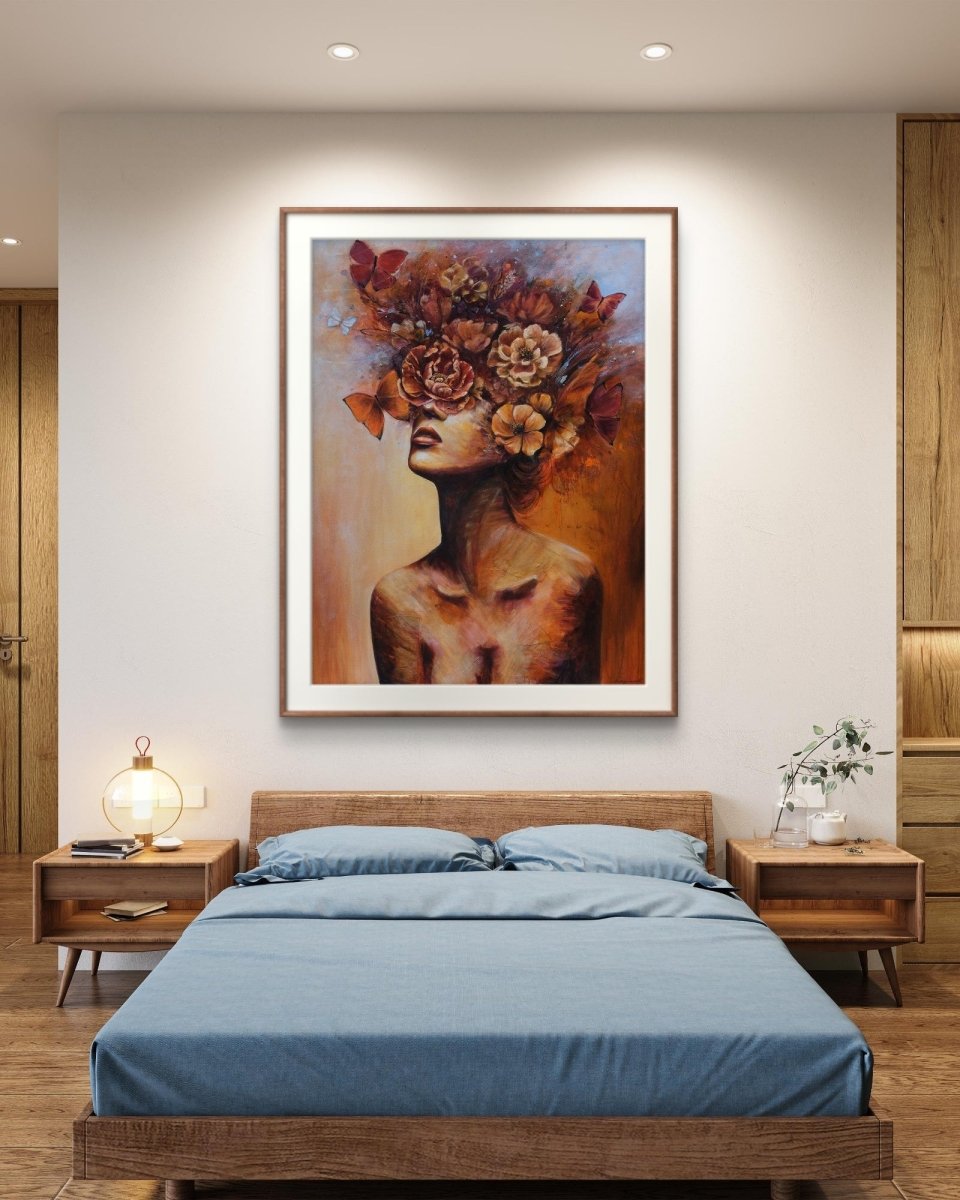 She Bloomed Anyway (Fine Art Print) - Shazzy Campbell Art