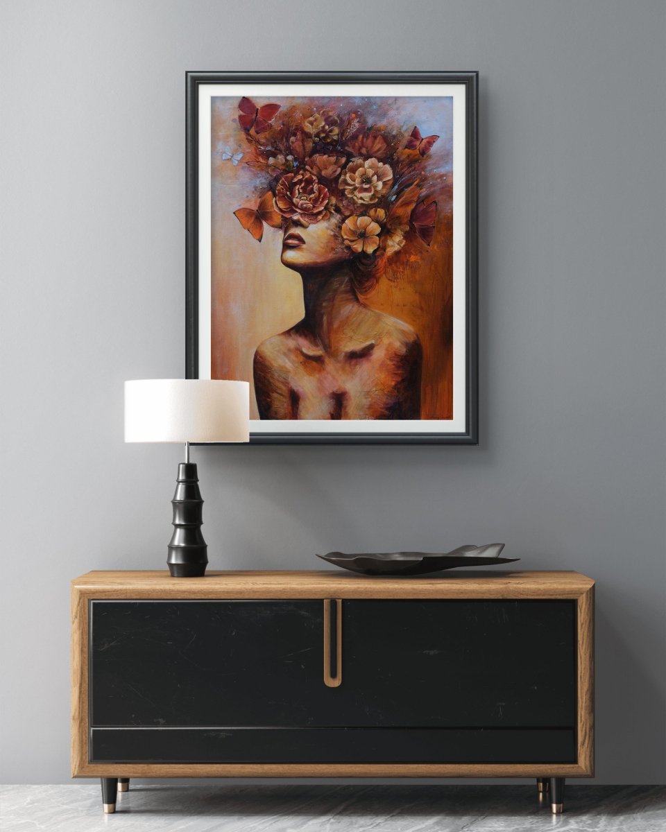 She Bloomed Anyway (Fine Art Print) - Shazzy Campbell Art