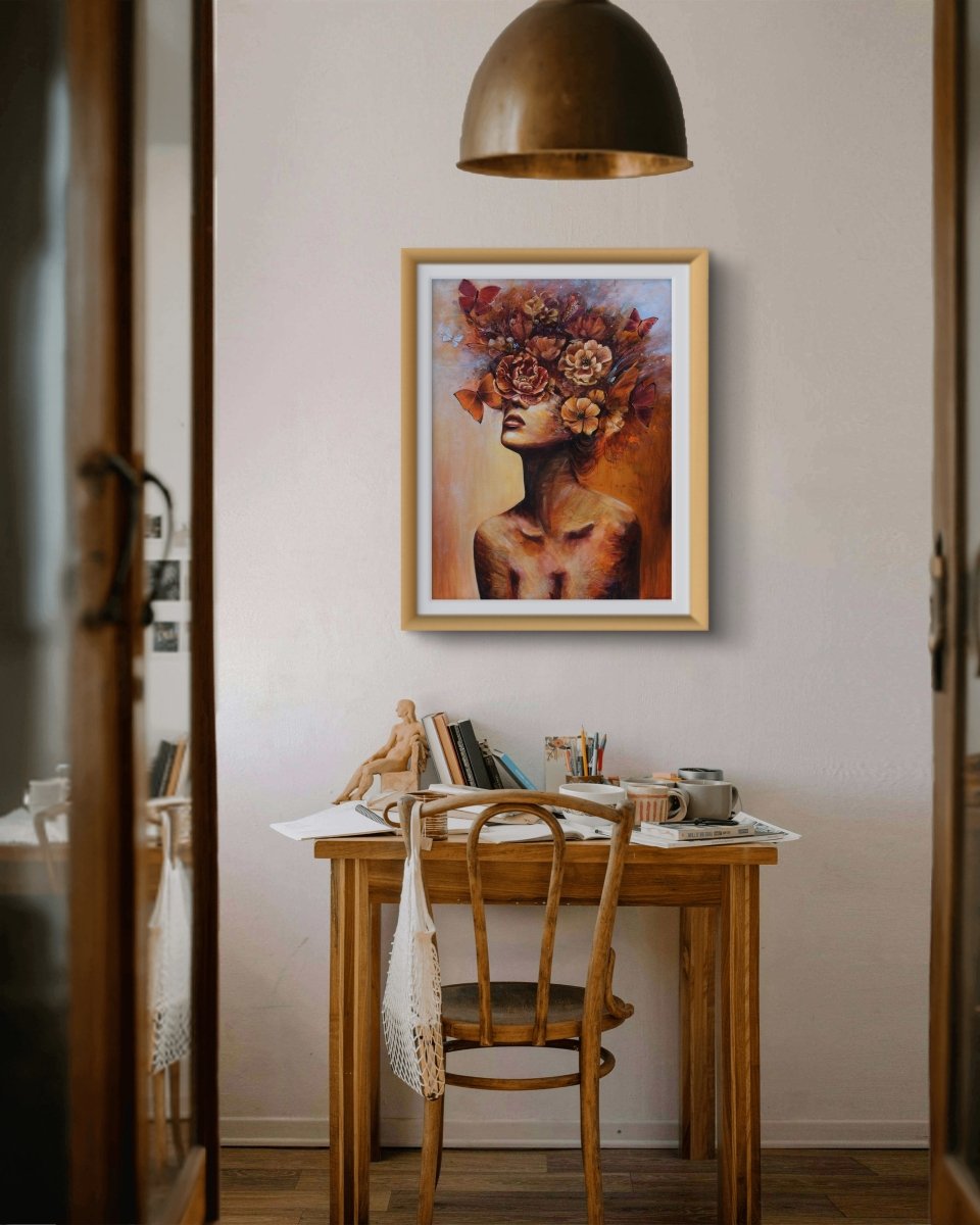 She Bloomed Anyway (Fine Art Print) - Shazzy Campbell Art