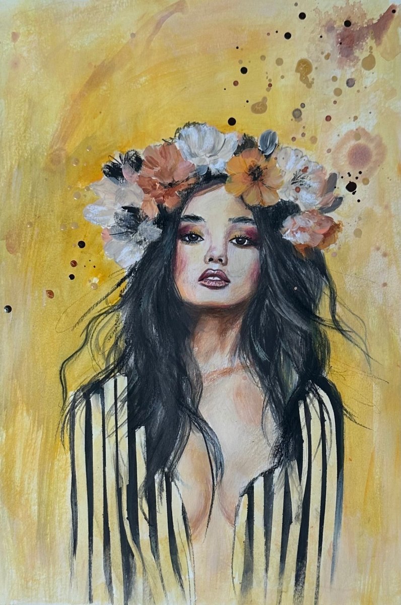 She Holds the Gaze - Shazzy Campbell Art