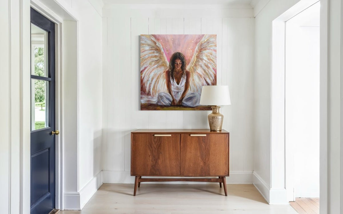 She is the Angel (Canvas Print) - Shazzy Campbell Art