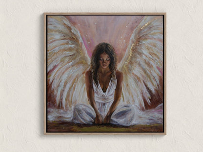 She Is the Angel (Canvas Print) - Shazzy Campbell Art